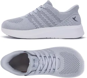 IIV Mens Wide Toe Box Walking Shoes | Zero Drop Sole | Arch Support Insole | Wide Minimalist Slip On Tennis Sneakers