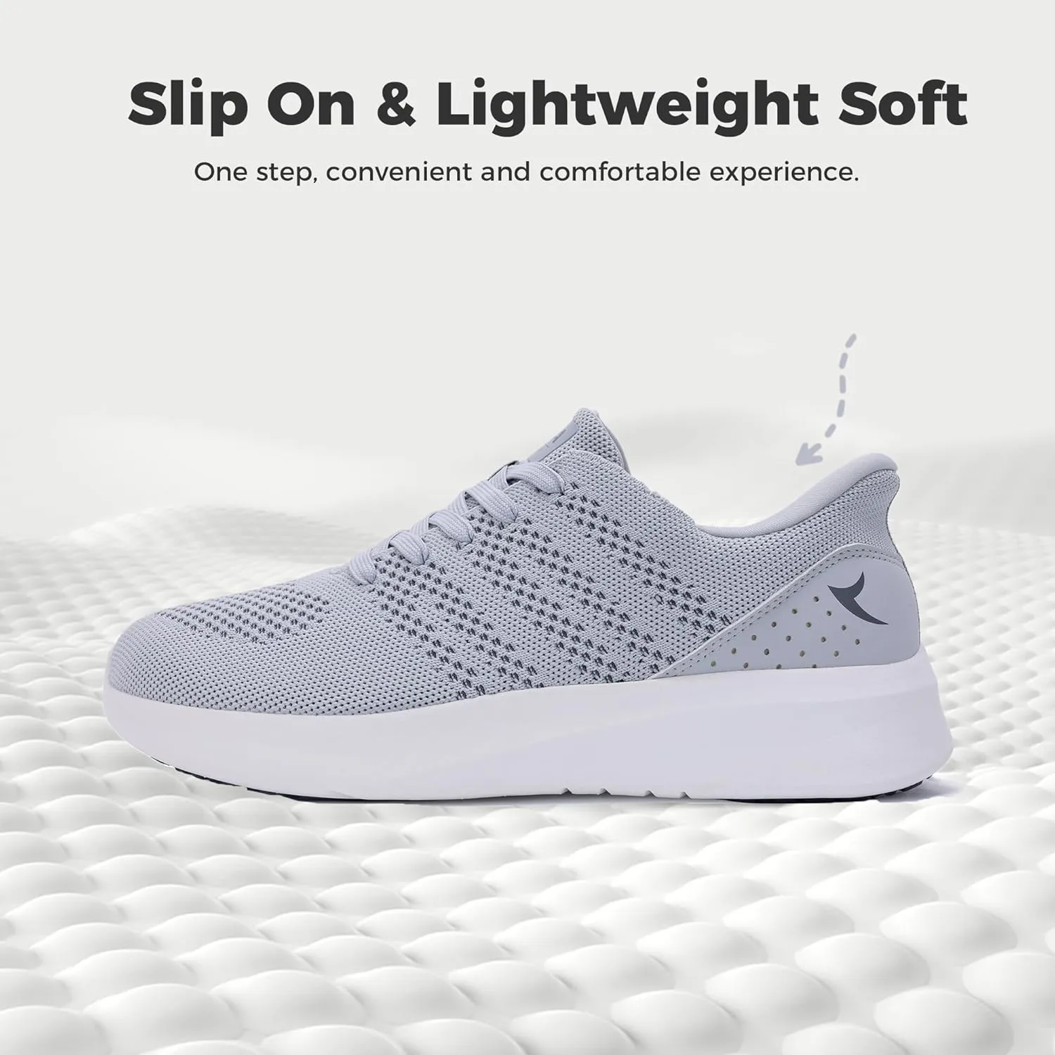 IIV Mens Wide Toe Box Walking Shoes | Zero Drop Sole | Arch Support Insole | Wide Minimalist Slip On Tennis Sneakers