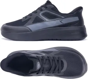 IIV Mens Wide Toe Box Walking Shoes | Zero Drop Sole | Arch Support Insole | Wide Minimalist Slip On Tennis Sneakers