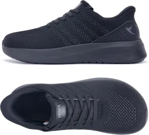 IIV Mens Wide Toe Box Walking Shoes | Zero Drop Sole | Arch Support Insole | Wide Minimalist Slip On Tennis Sneakers