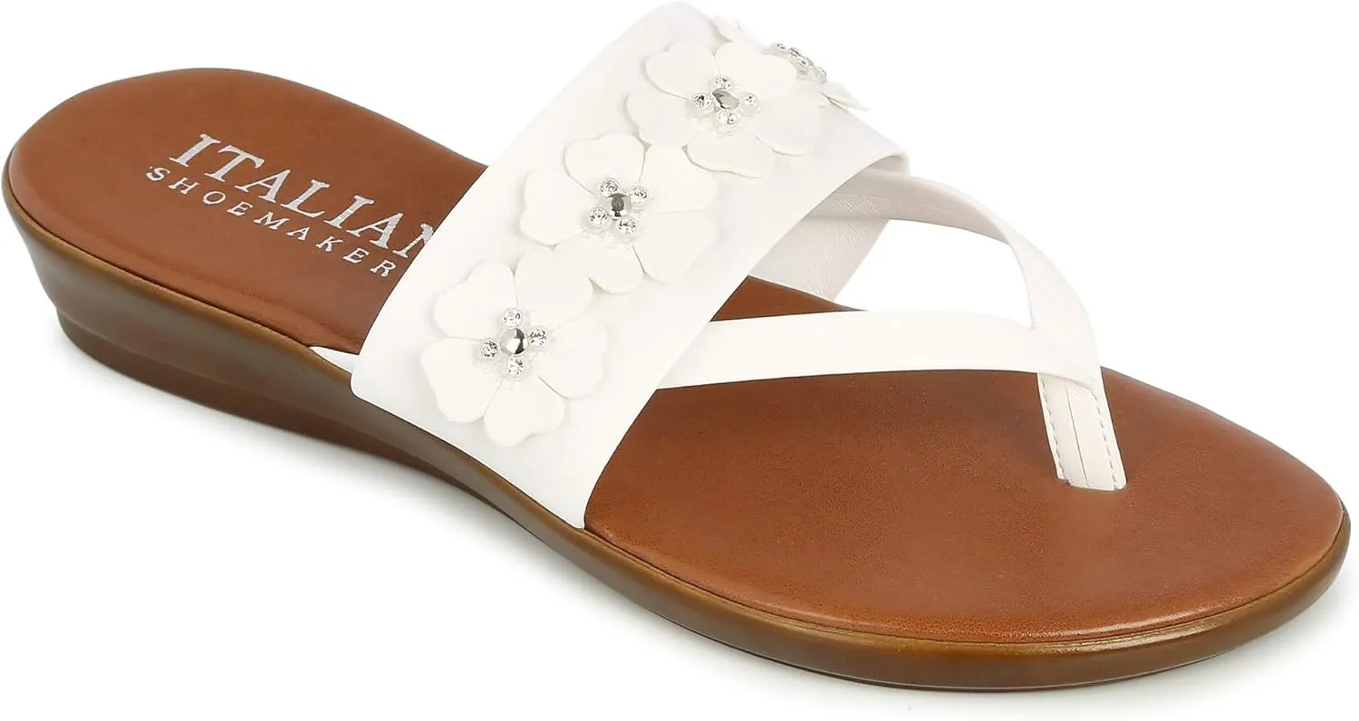 ITALIAN Shoemakers Womens Padals Sandals 7 White