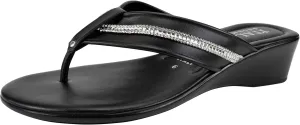 ITALIAN Shoemakers Women's Sunsyn wedge thong sandal for Women