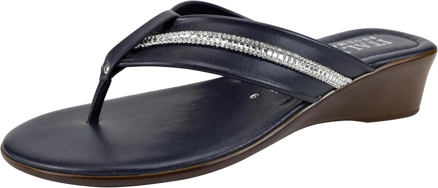 ITALIAN Shoemakers Women's Sunsyn wedge thong sandal for Women