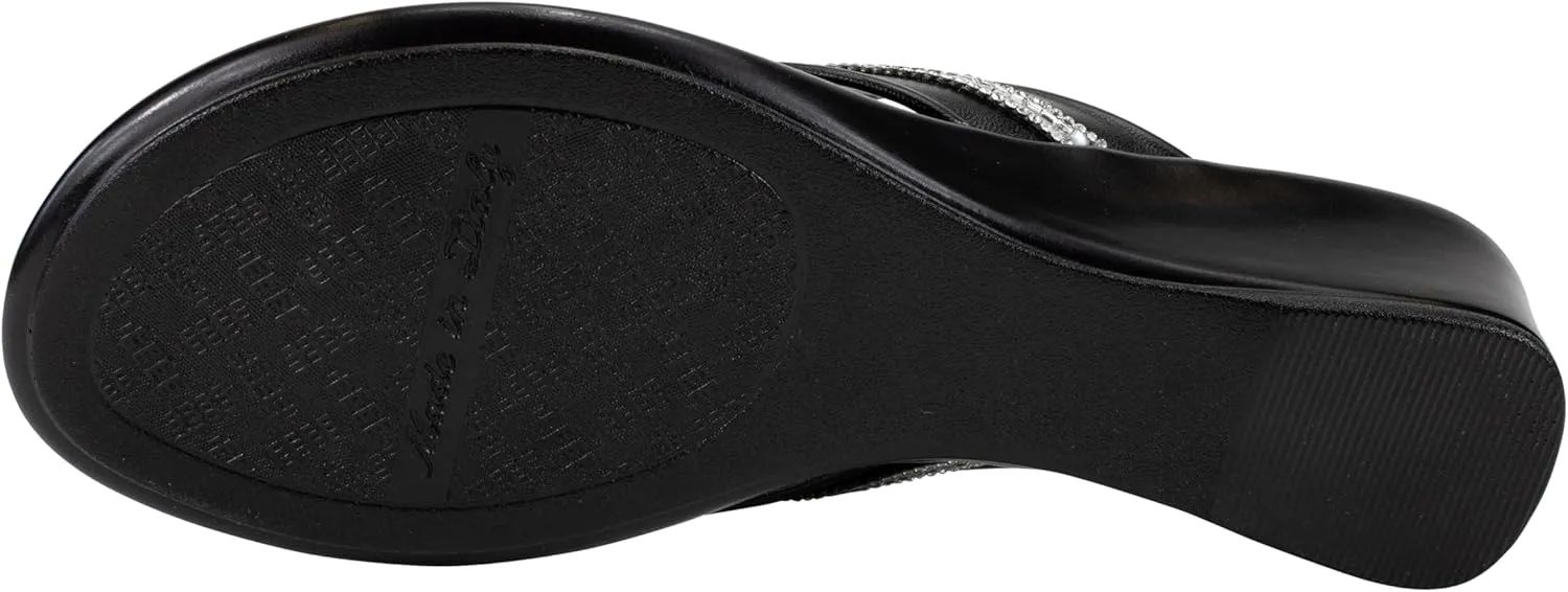 ITALIAN Shoemakers Women's Sunsyn wedge thong sandal for Women