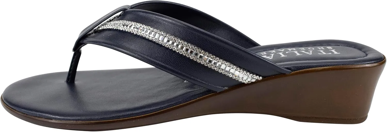 ITALIAN Shoemakers Women's Sunsyn wedge thong sandal for Women