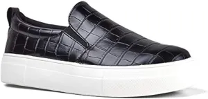 J. Adams Alpha Slip On Shoes for Women - Flat Platform Fashion Loafers