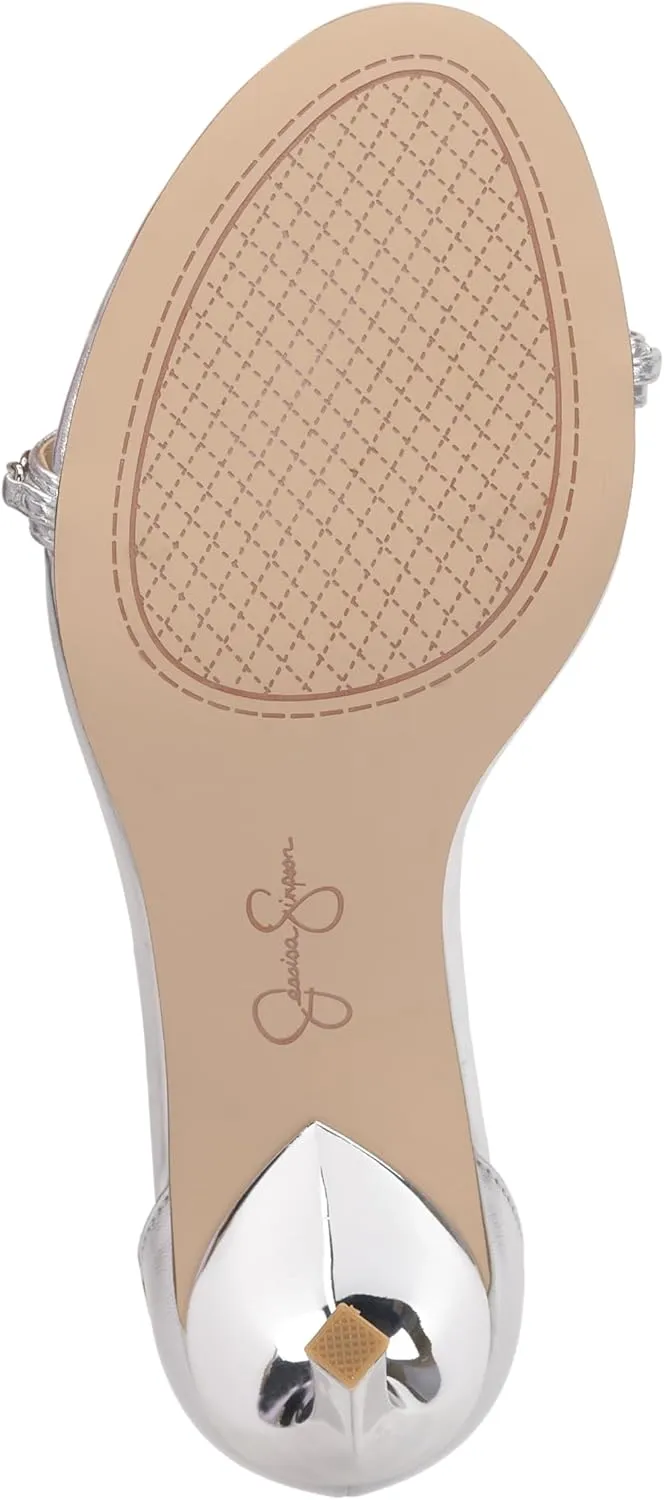 Jessica Simpson Womens Qiven Faux Leather Heels