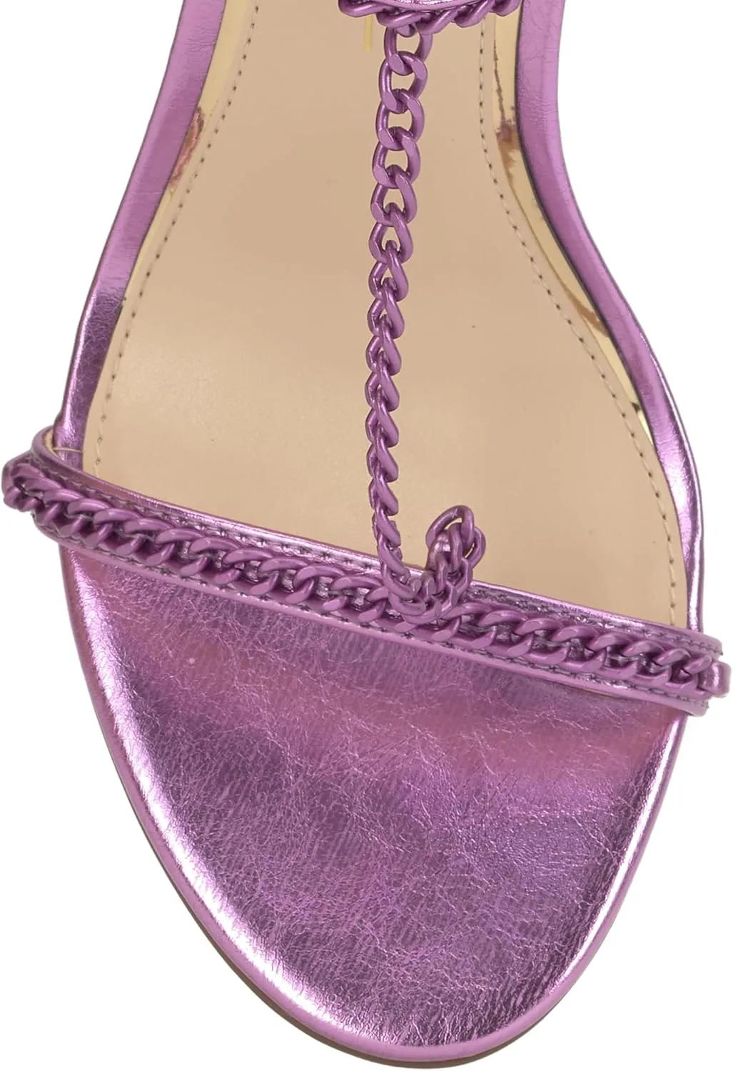 Jessica Simpson Womens Qiven Faux Leather Heels