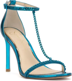 Jessica Simpson Womens Qiven Faux Leather Heels