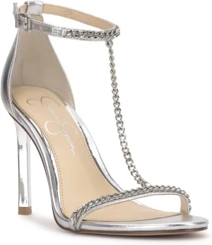 Jessica Simpson Womens Qiven Faux Leather Heels