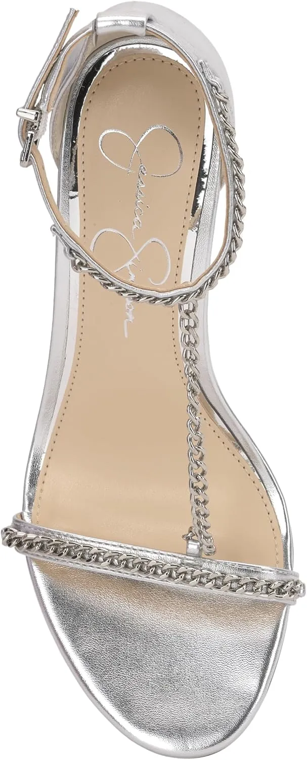 Jessica Simpson Womens Qiven Faux Leather Heels