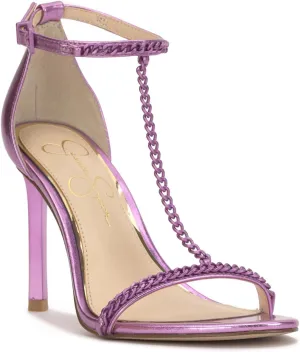 Jessica Simpson Womens Qiven Faux Leather Heels