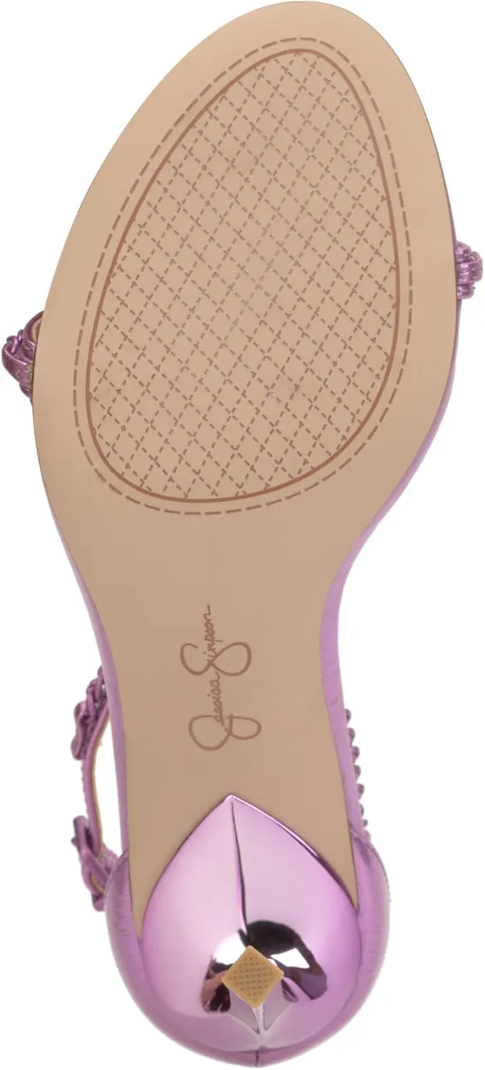 Jessica Simpson Womens Qiven Faux Leather Heels