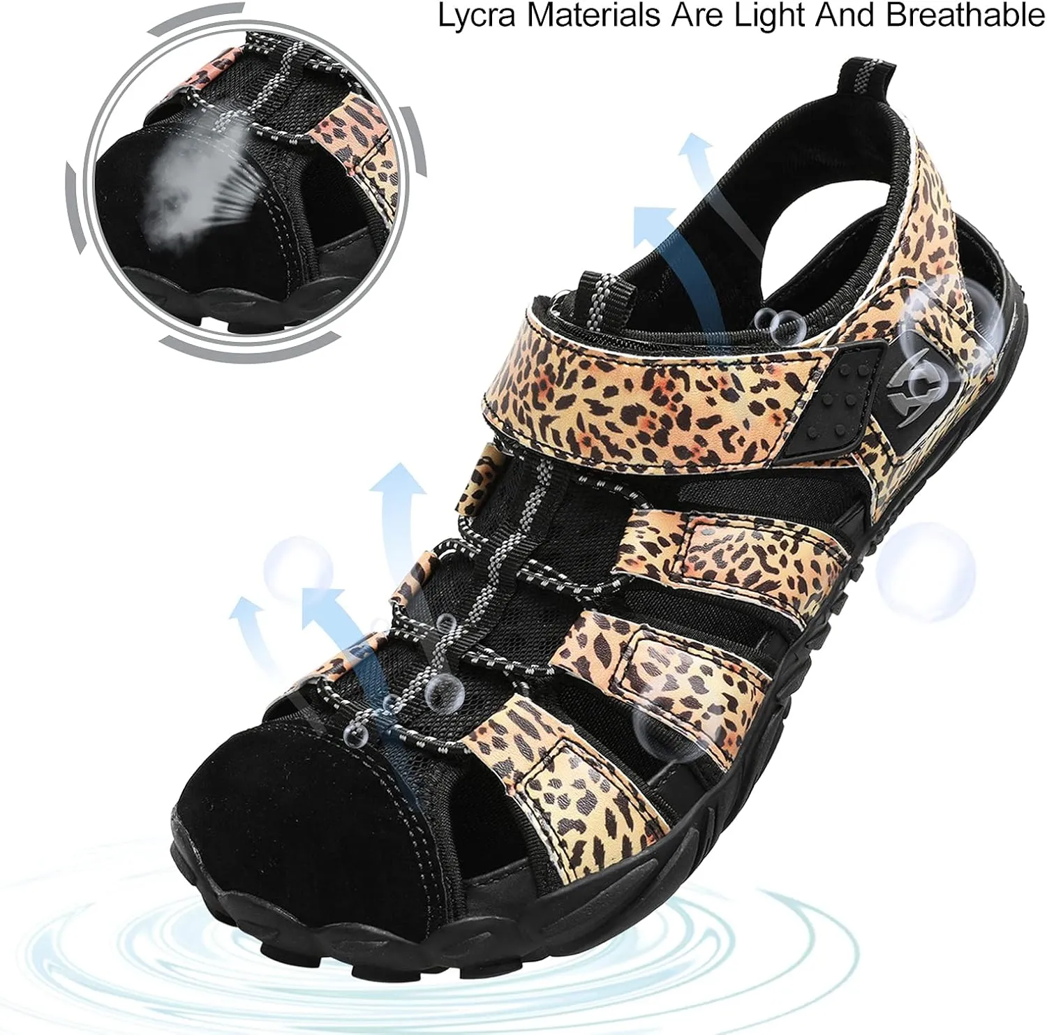 JIASUQI Athletic Hiking Water Shoes Barefoot Aqua Swim Sports Sandals Walking Shoes for Women Men