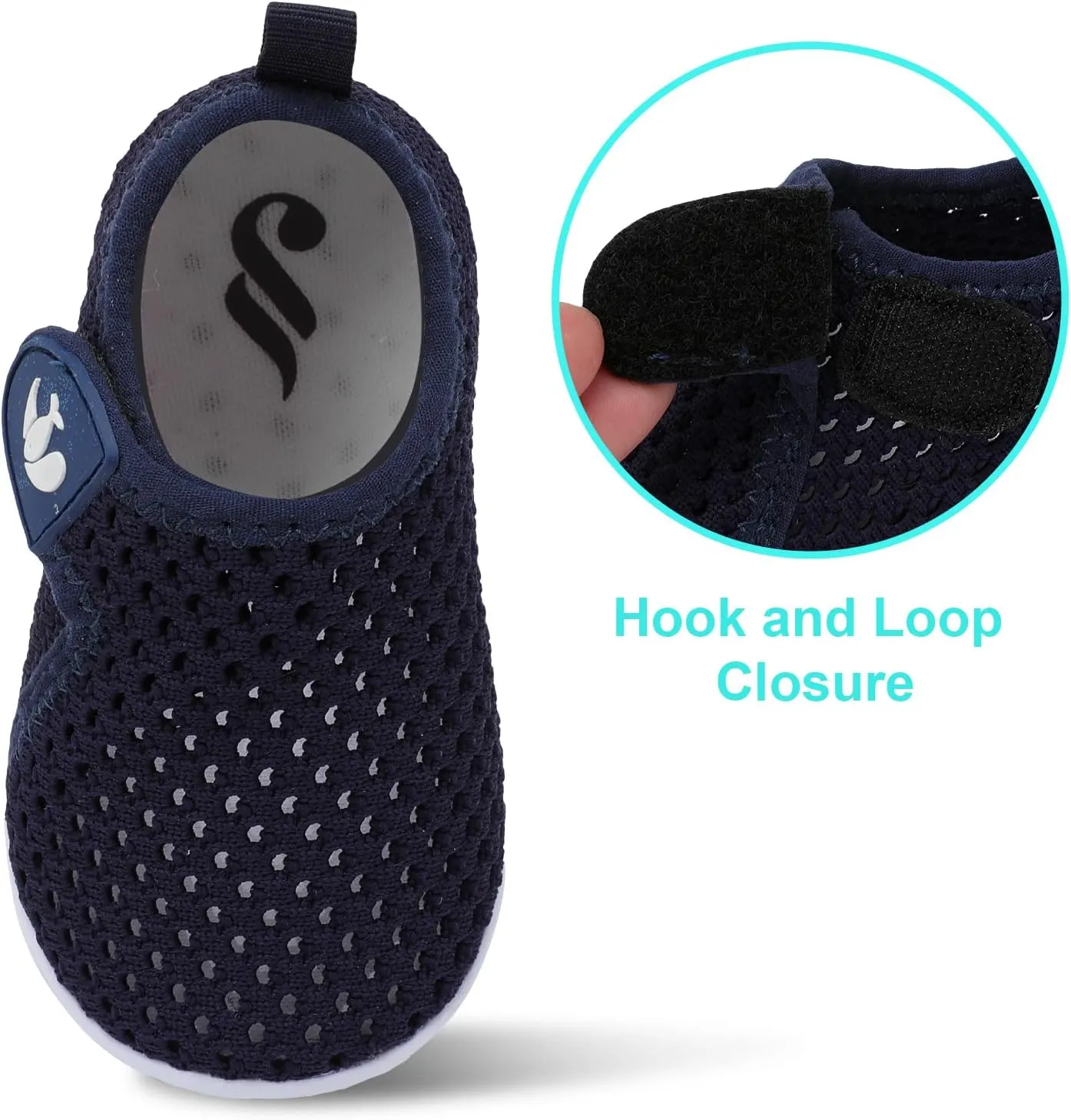 JIASUQI Baby Boys Girls Barefoot Swim Pool Water Shoes Beach Walking Sandals Athletic Sneakers