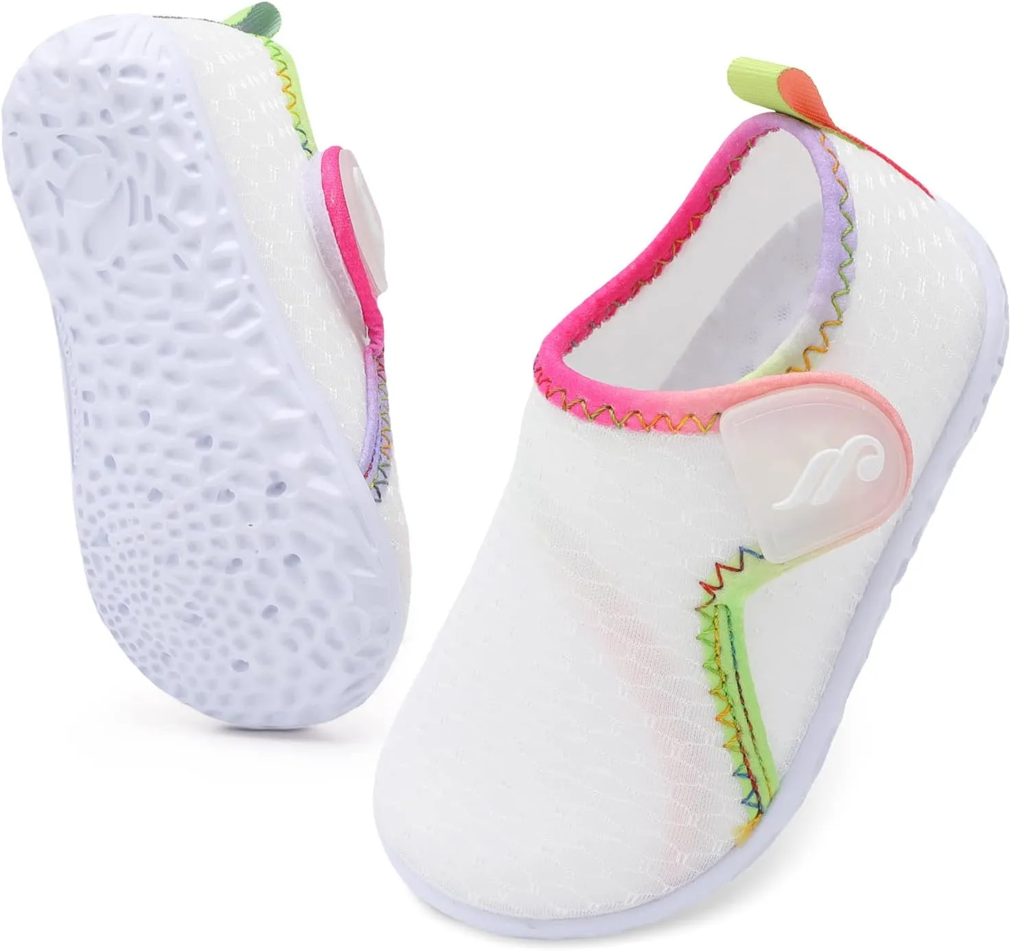 JIASUQI Baby Boys Girls Barefoot Swim Pool Water Shoes Beach Walking Sandals Athletic Sneakers