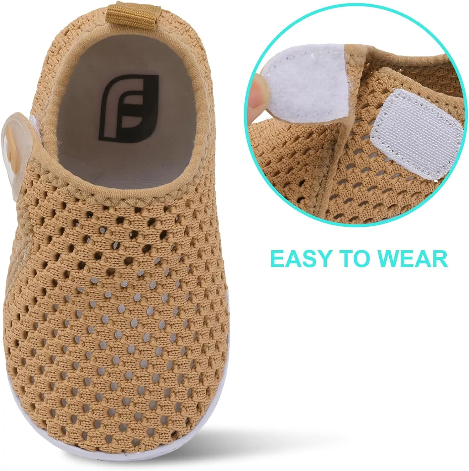JOINFREE Baby Toddler Water Shoes Boys Girls Sandals Barefoot Kids Breathable Sneakers Shoes for Walking Running