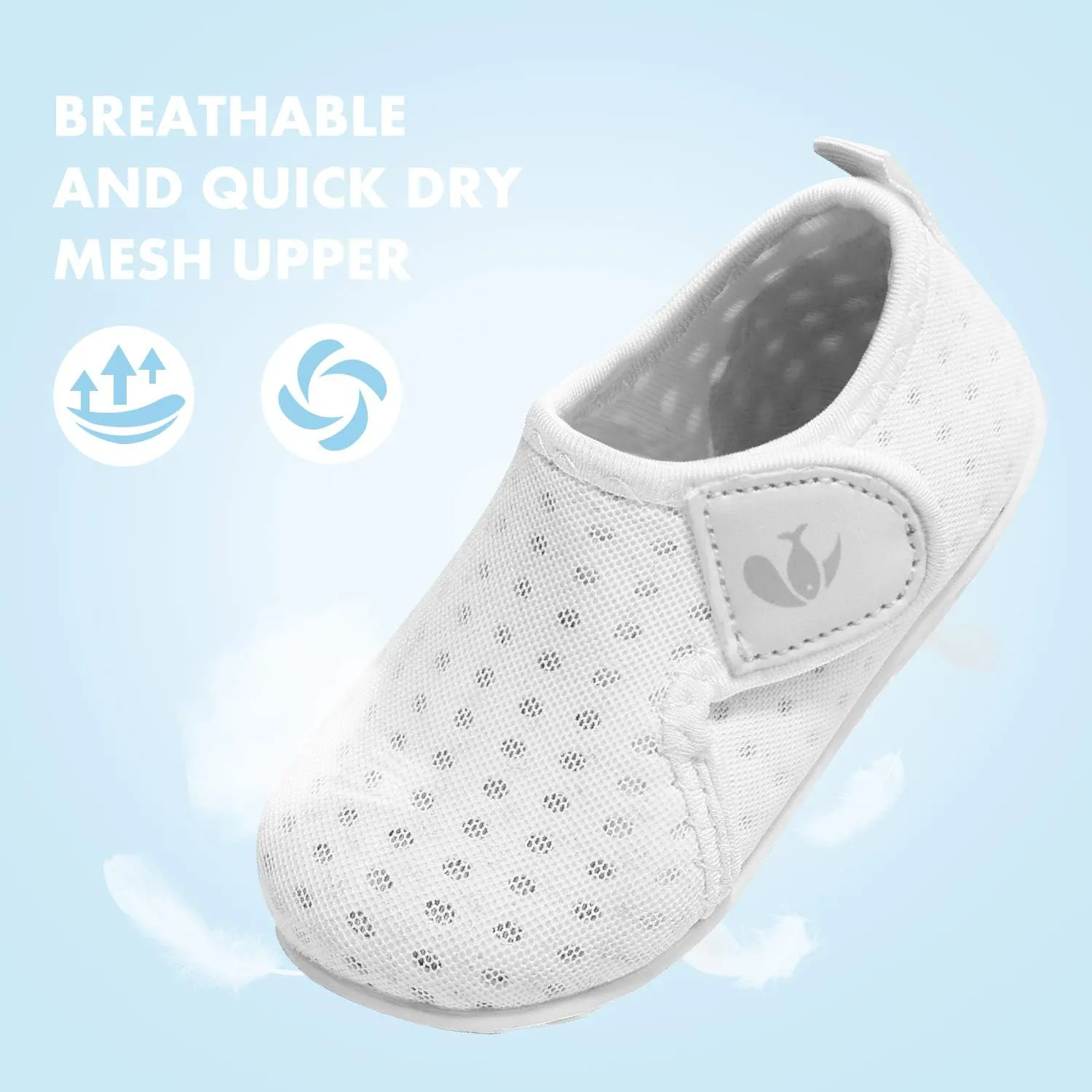 JOINFREE Baby Toddler Water Shoes Boys Girls Sandals Barefoot Kids Breathable Sneakers Shoes for Walking Running