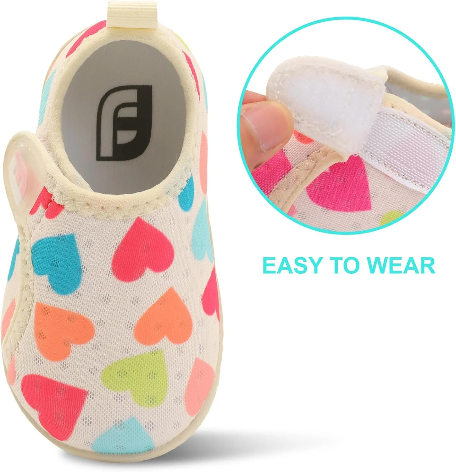 JOINFREE Baby Toddler Water Shoes Boys Girls Sandals Barefoot Kids Breathable Sneakers Shoes for Walking Running
