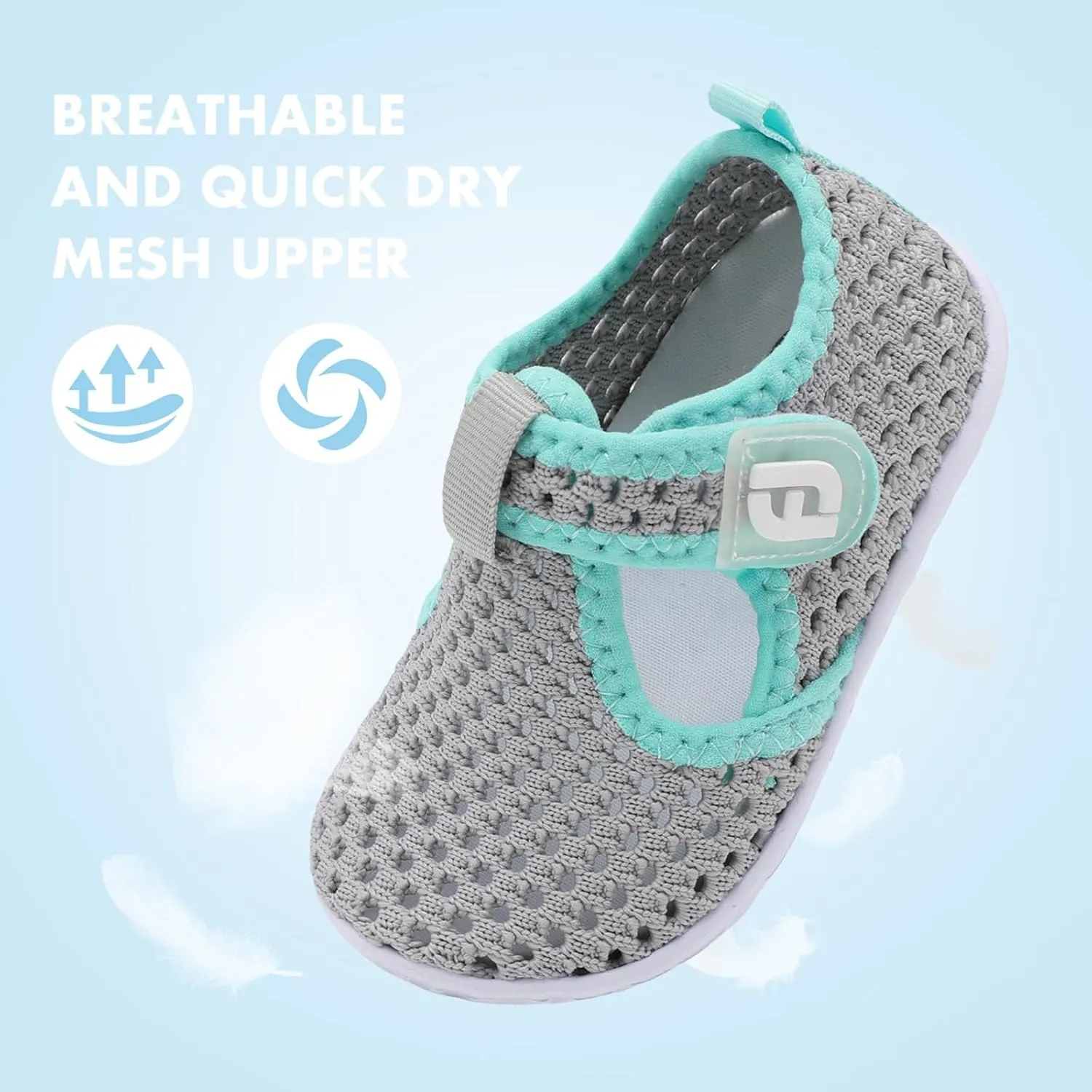 JOINFREE Baby Toddler Water Shoes Boys Girls Sandals Barefoot Kids Breathable Sneakers Shoes for Walking Running