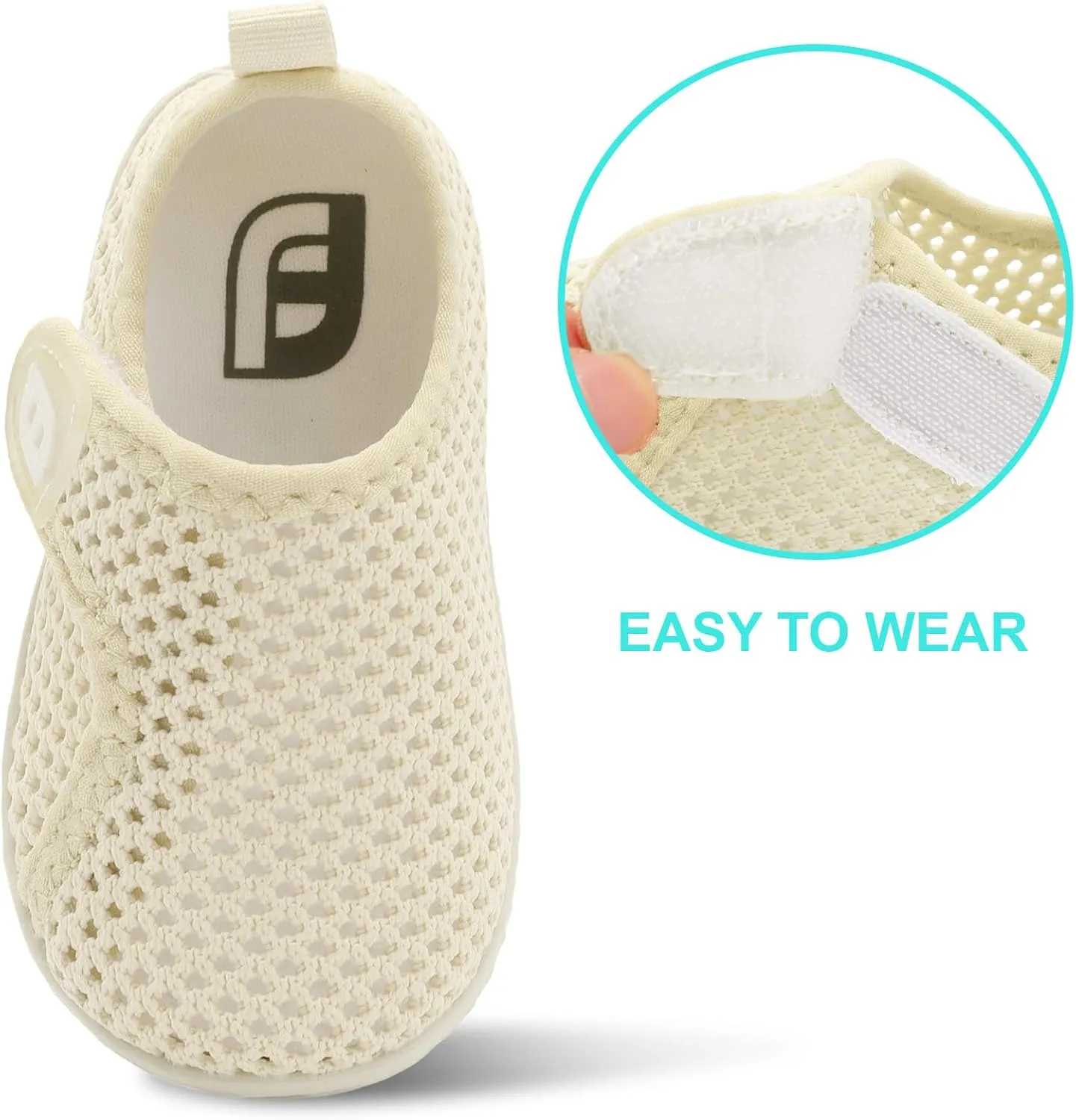 JOINFREE Baby Toddler Water Shoes Boys Girls Sandals Barefoot Kids Breathable Sneakers Shoes for Walking Running