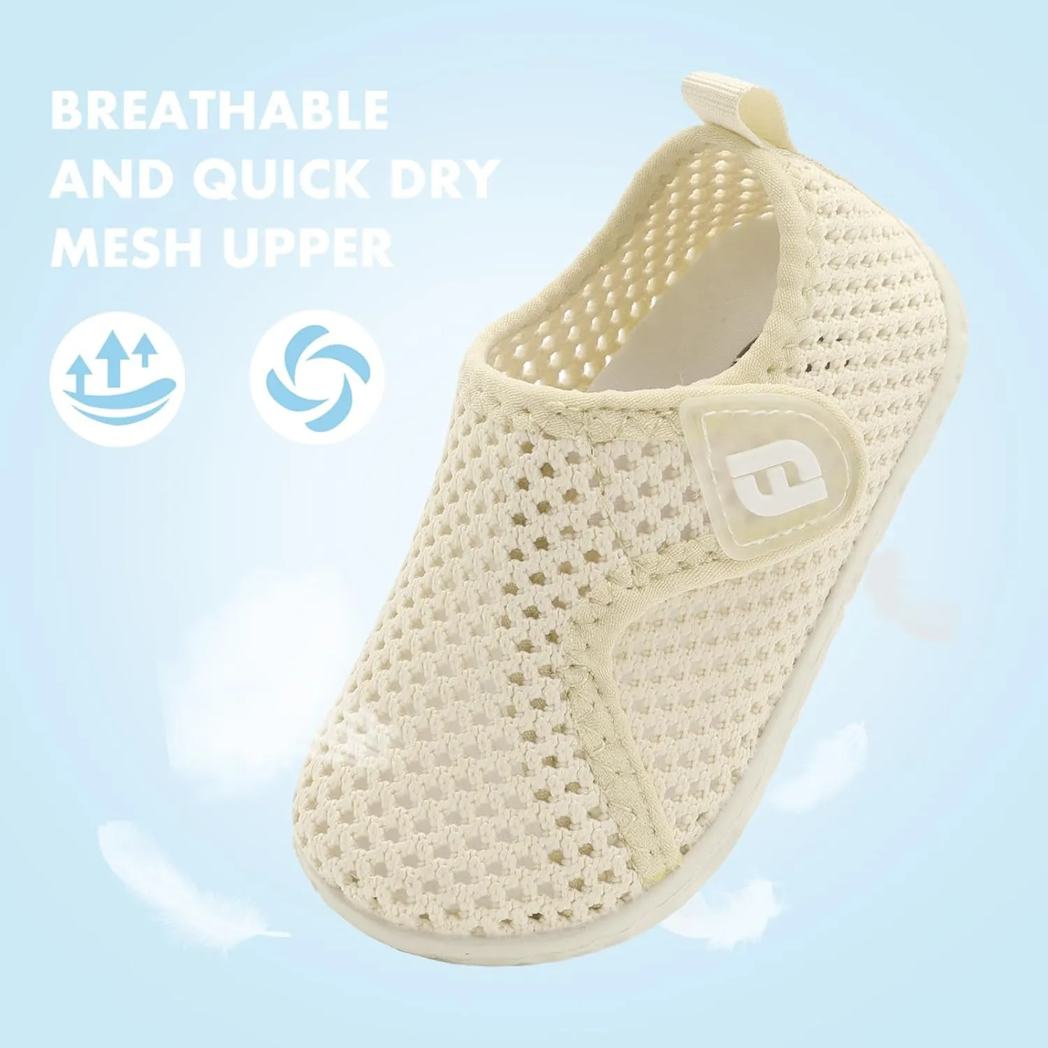 JOINFREE Baby Toddler Water Shoes Boys Girls Sandals Barefoot Kids Breathable Sneakers Shoes for Walking Running