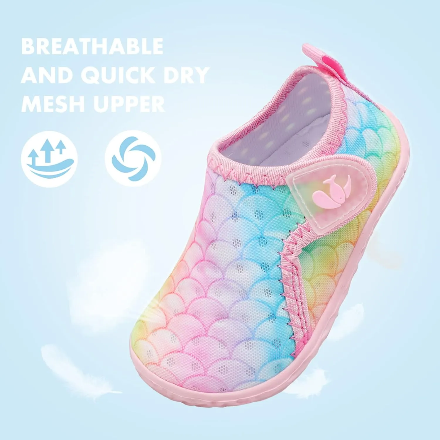 JOINFREE Baby Toddler Water Shoes Boys Girls Sandals Barefoot Kids Breathable Sneakers Shoes for Walking Running