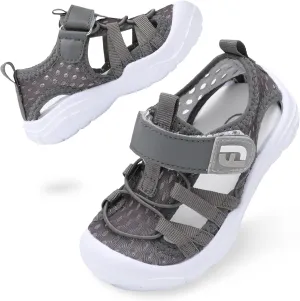 JOINFREE Toddler Boys Girls Water Shoes Breathable Qucik Dry Sport Beach Sandals Lightweight Barefoot Flexible