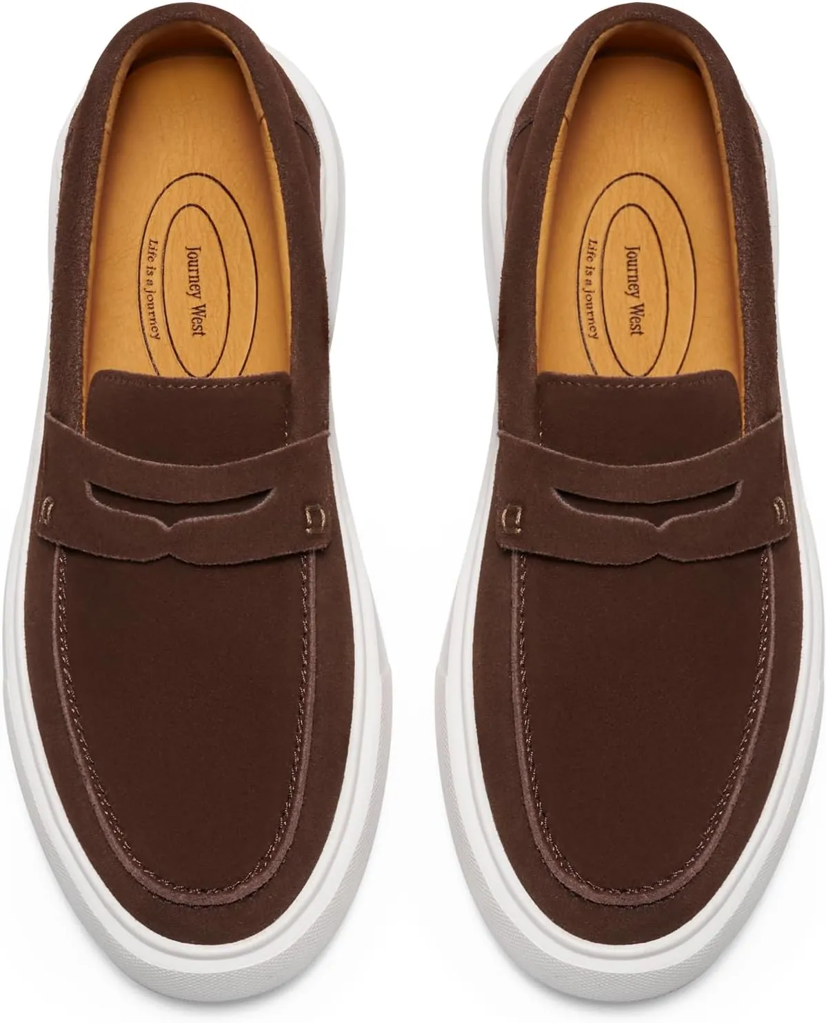 Journey West Suede Tassel Loafer for Women Slip-on Belgian Penny Loafers Shoes for Women in Many Colors