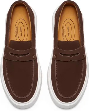 Journey West Suede Tassel Loafer for Women Slip-on Belgian Penny Loafers Shoes for Women in Many Colors