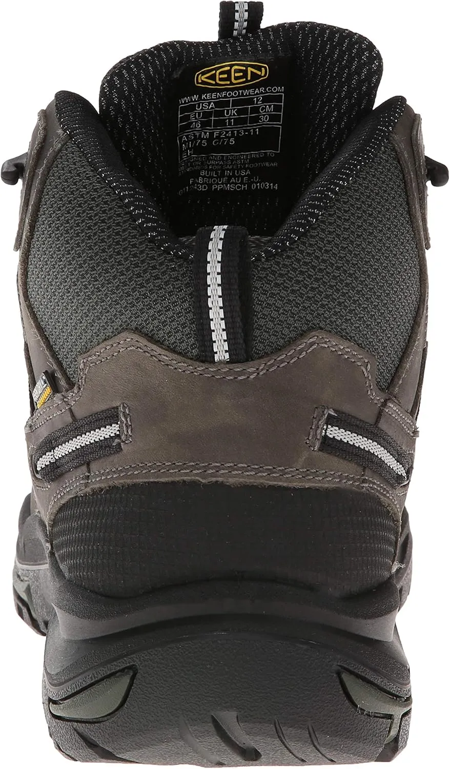 KEEN Utility Men's Braddock Mid Height Steel Toe Waterproof Work Boot