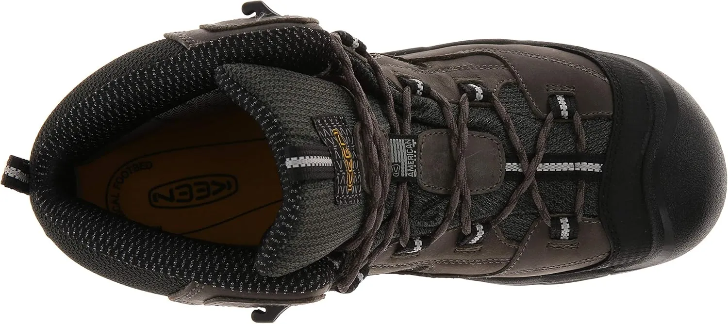 KEEN Utility Men's Braddock Mid Height Steel Toe Waterproof Work Boot