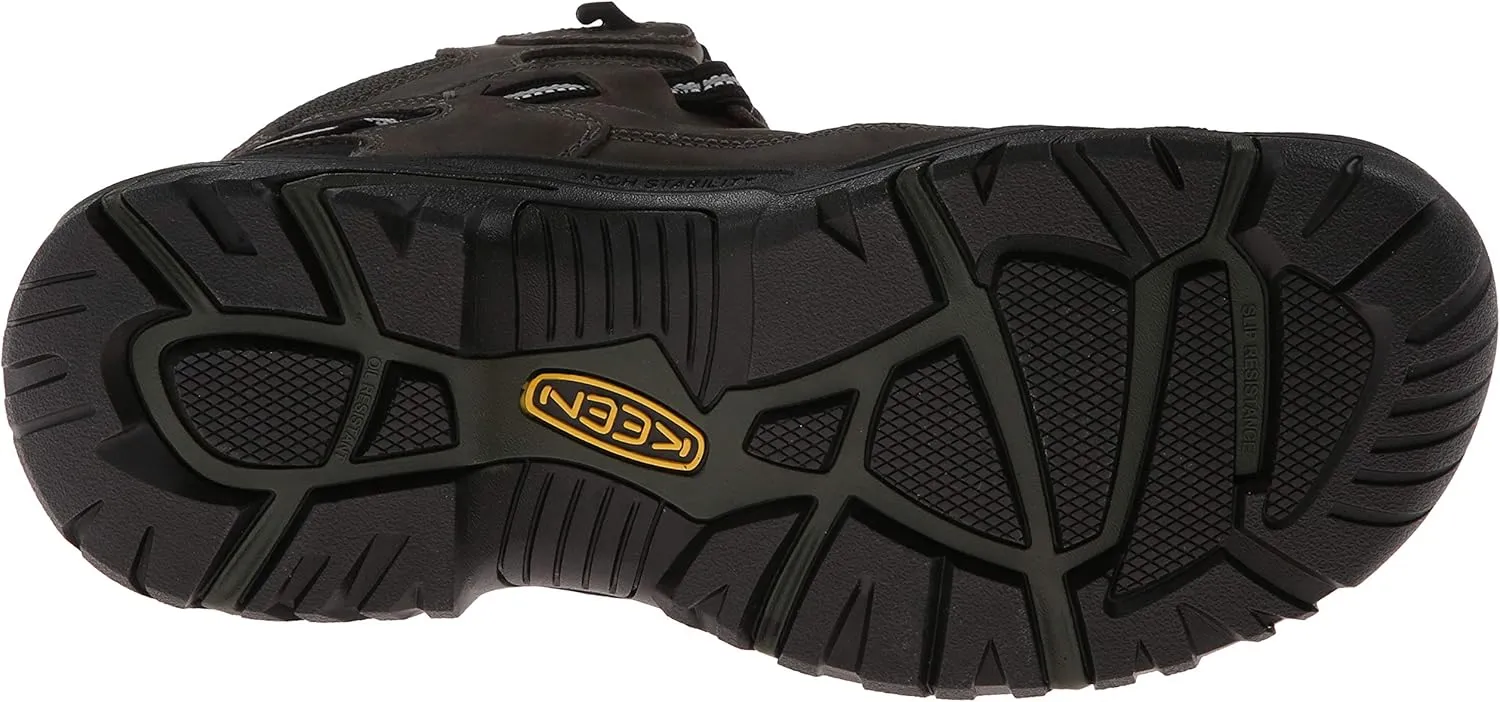 KEEN Utility Men's Braddock Mid Height Steel Toe Waterproof Work Boot