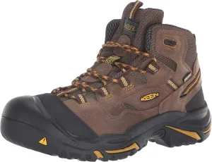 KEEN Utility Men's Braddock Mid Soft Toe Waterproof Work Boot