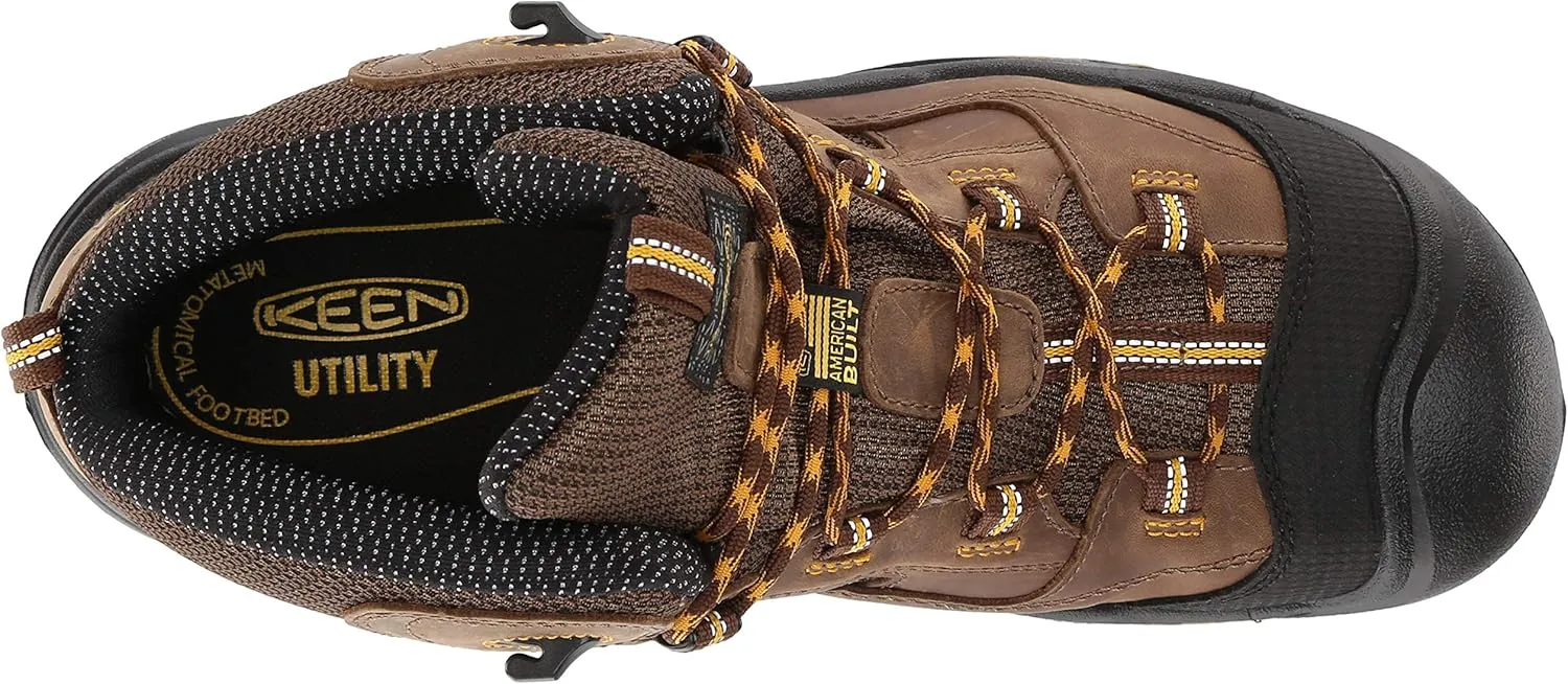 KEEN Utility Men's Braddock Mid Soft Toe Waterproof Work Boot