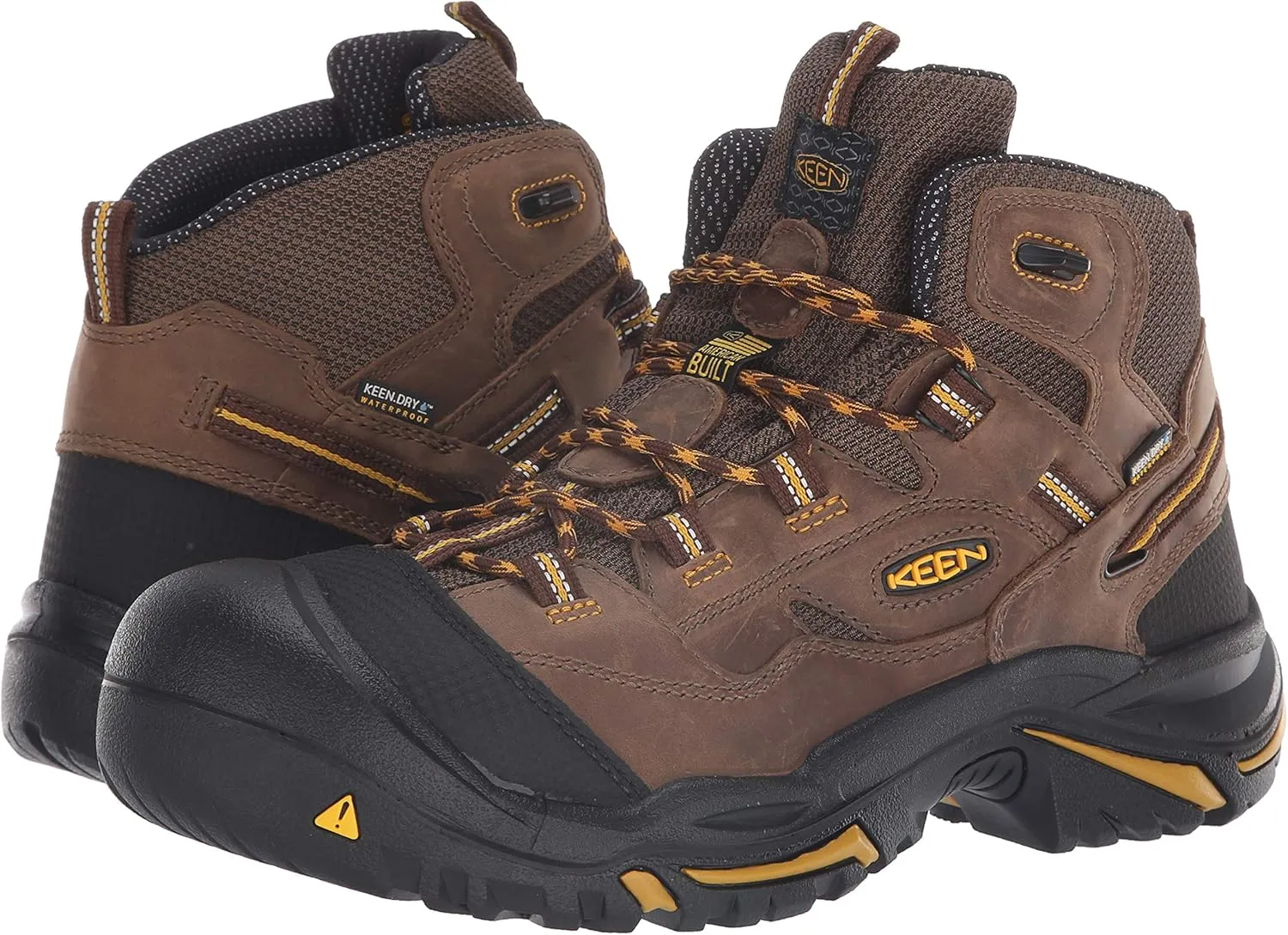 KEEN Utility Men's Braddock Mid Soft Toe Waterproof Work Boot