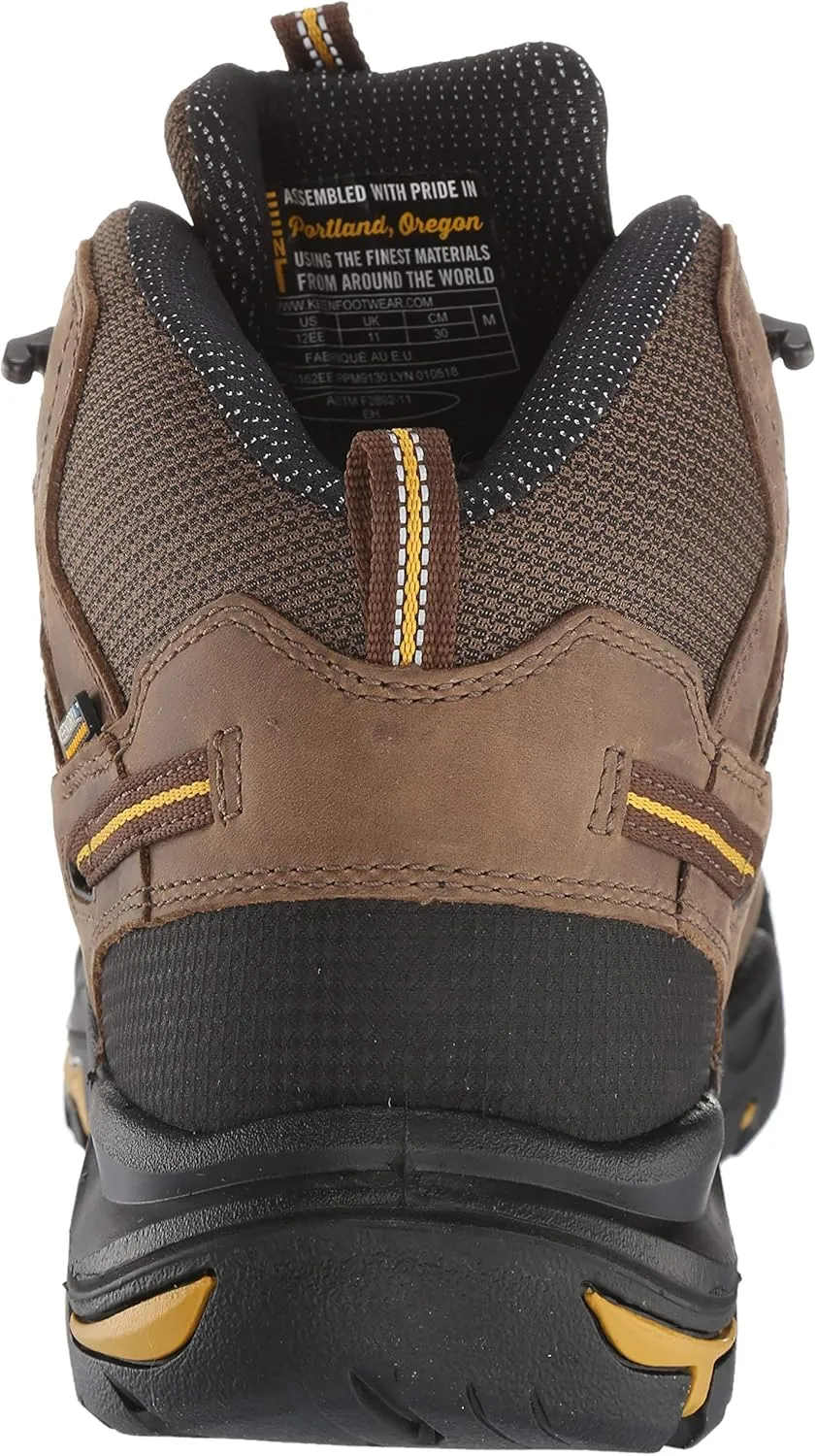 KEEN Utility Men's Braddock Mid Soft Toe Waterproof Work Boot