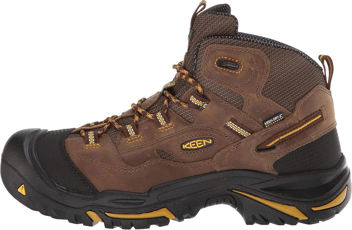 KEEN Utility Men's Braddock Mid Soft Toe Waterproof Work Boot