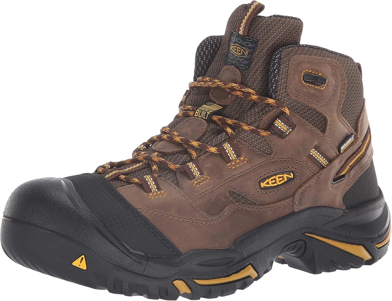 KEEN Utility Men's Braddock Mid Soft Toe Waterproof Work Boot