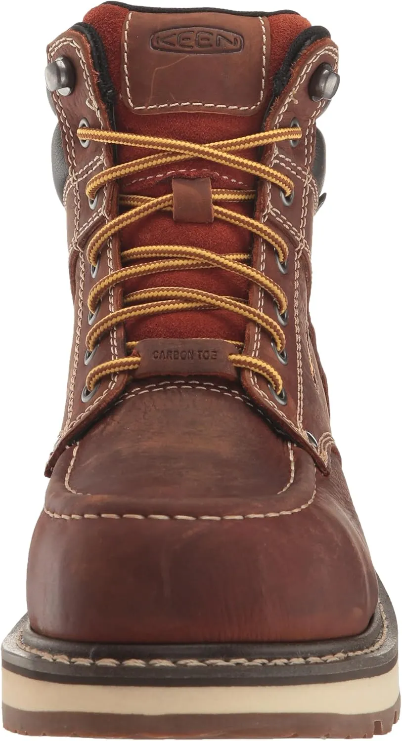 KEEN Utility Men's Cincinnati 6" Composite Toe Waterproof 90 Degree Heel Heavy Duty Work Boot