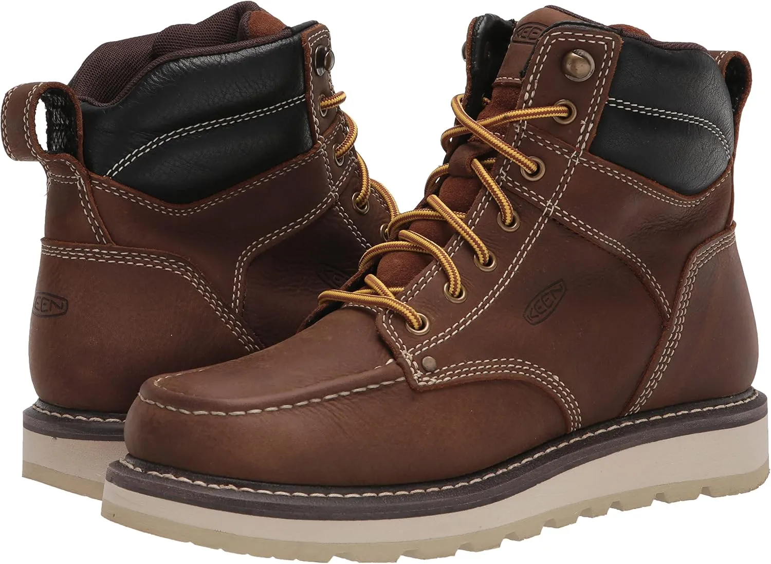 KEEN Utility Men's Cincinnati 6" Leather Soft Toe Work Boots