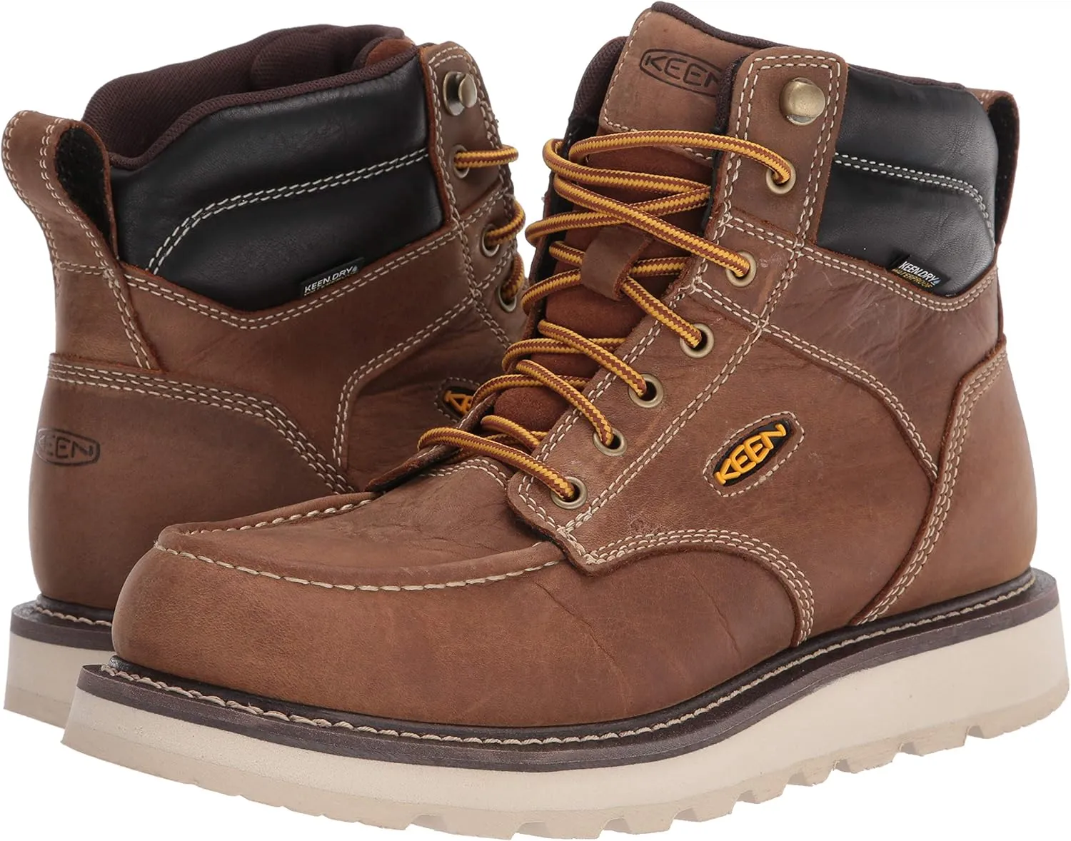 KEEN Utility Men's Cincinnati 6" Waterproof Soft Toe Wedge Work Boots