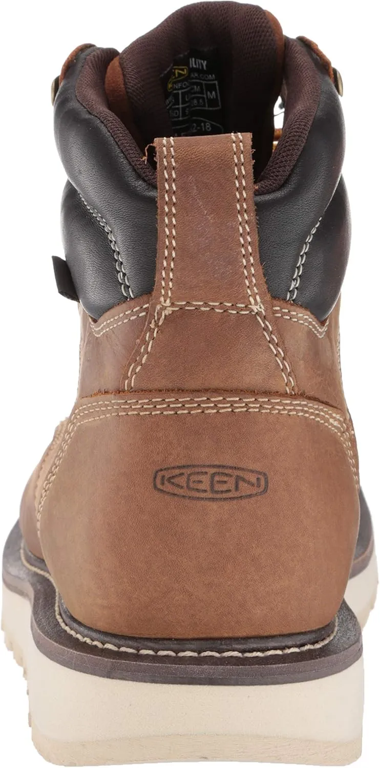 KEEN Utility Men's Cincinnati 6" Waterproof Soft Toe Wedge Work Boots