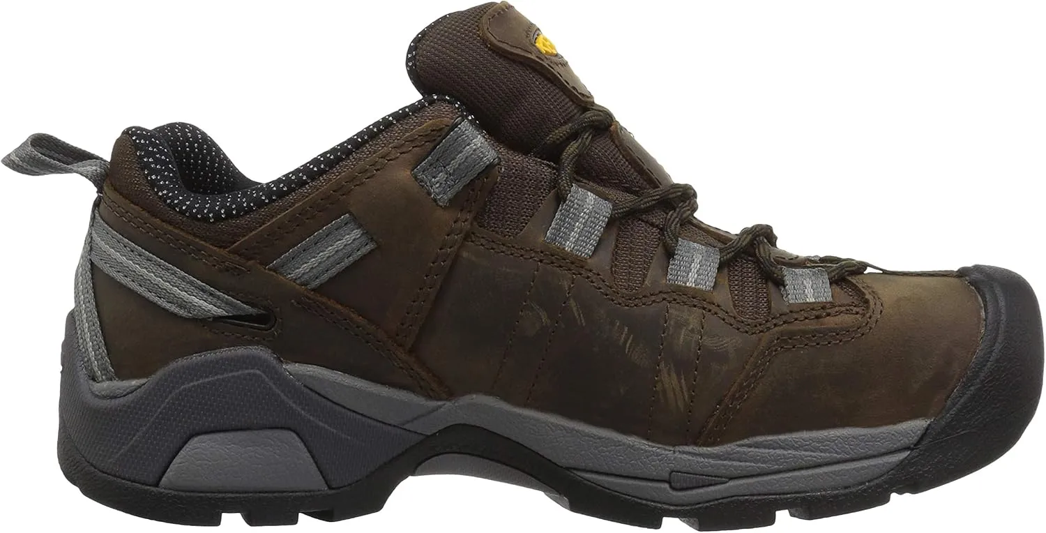 KEEN Utility Men's Detroit XT ESD Low Height Leather Steel Toe Work Shoe
