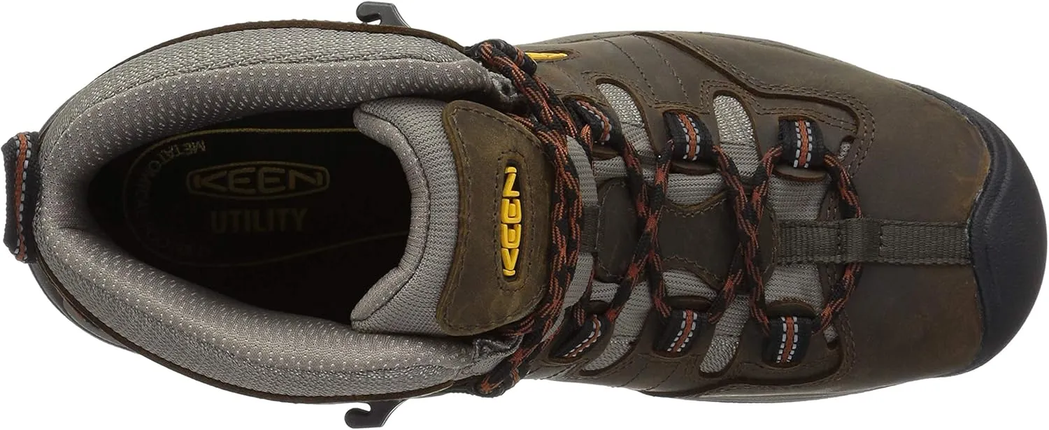KEEN Utility Men's Detroit XT Mid Height Soft Toe Waterproof Work Boots