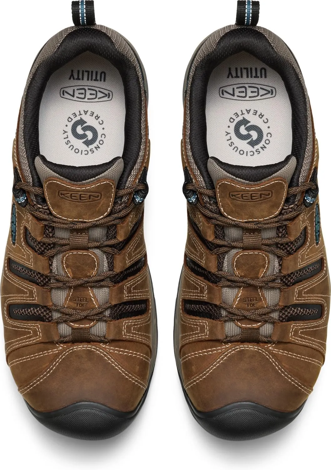 KEEN Utility Men's Flint 2 Versatread Non Slip Low Height Steel Toe Durable Work Shoes