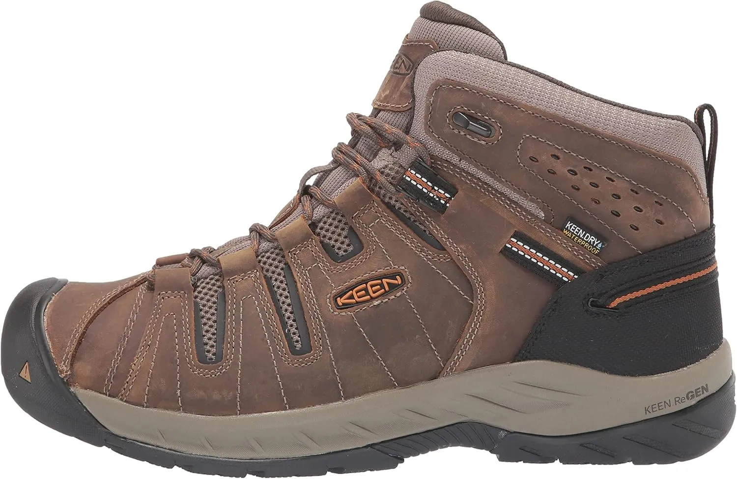KEEN Utility Men's Flint2MidHeightSoft ToeWaterproofNon Slip Work Boot