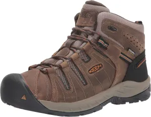 KEEN Utility Men's Flint2MidHeightSoft ToeWaterproofNon Slip Work Boot
