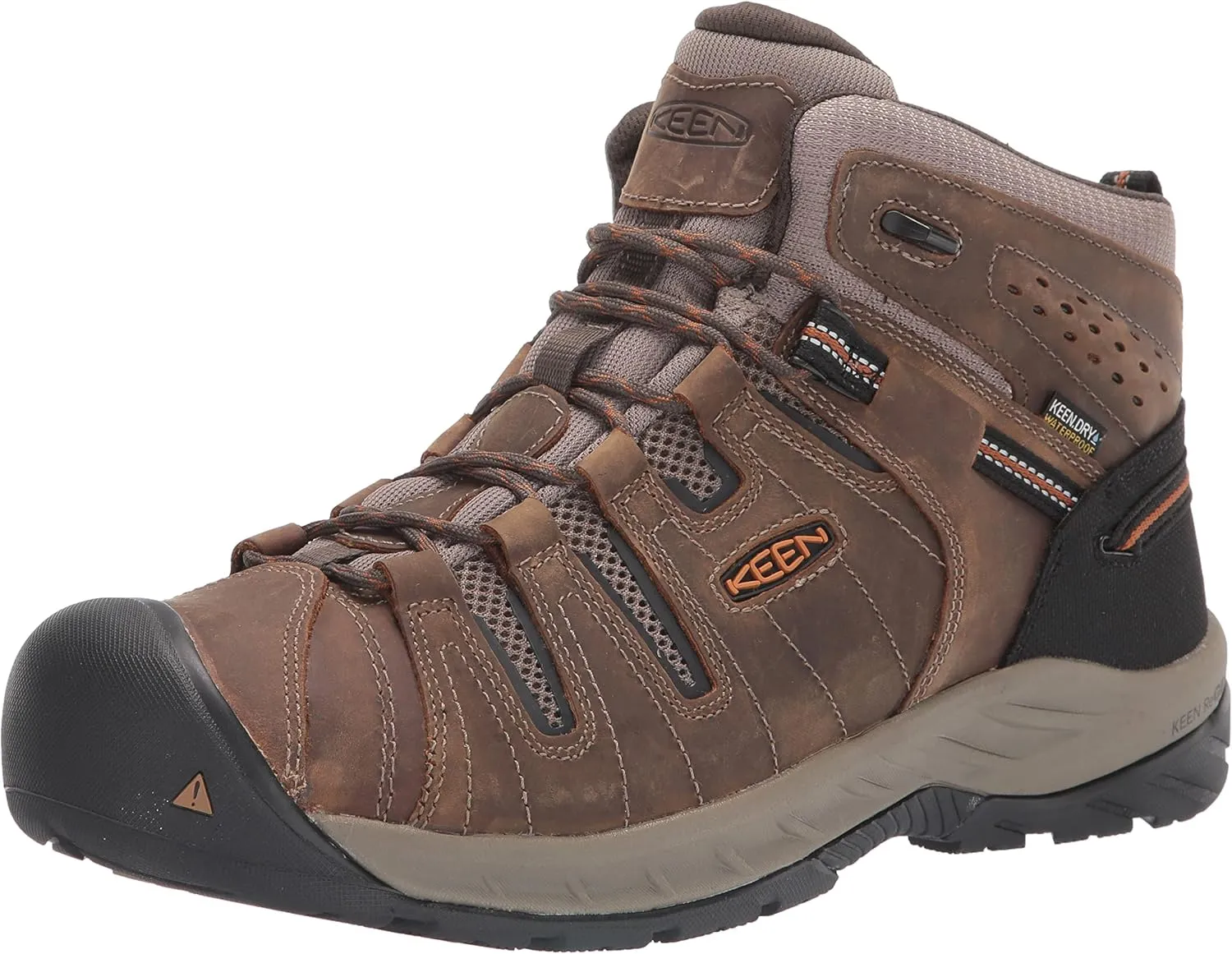 KEEN Utility Men's Flint2MidHeightSoft ToeWaterproofNon Slip Work Boot