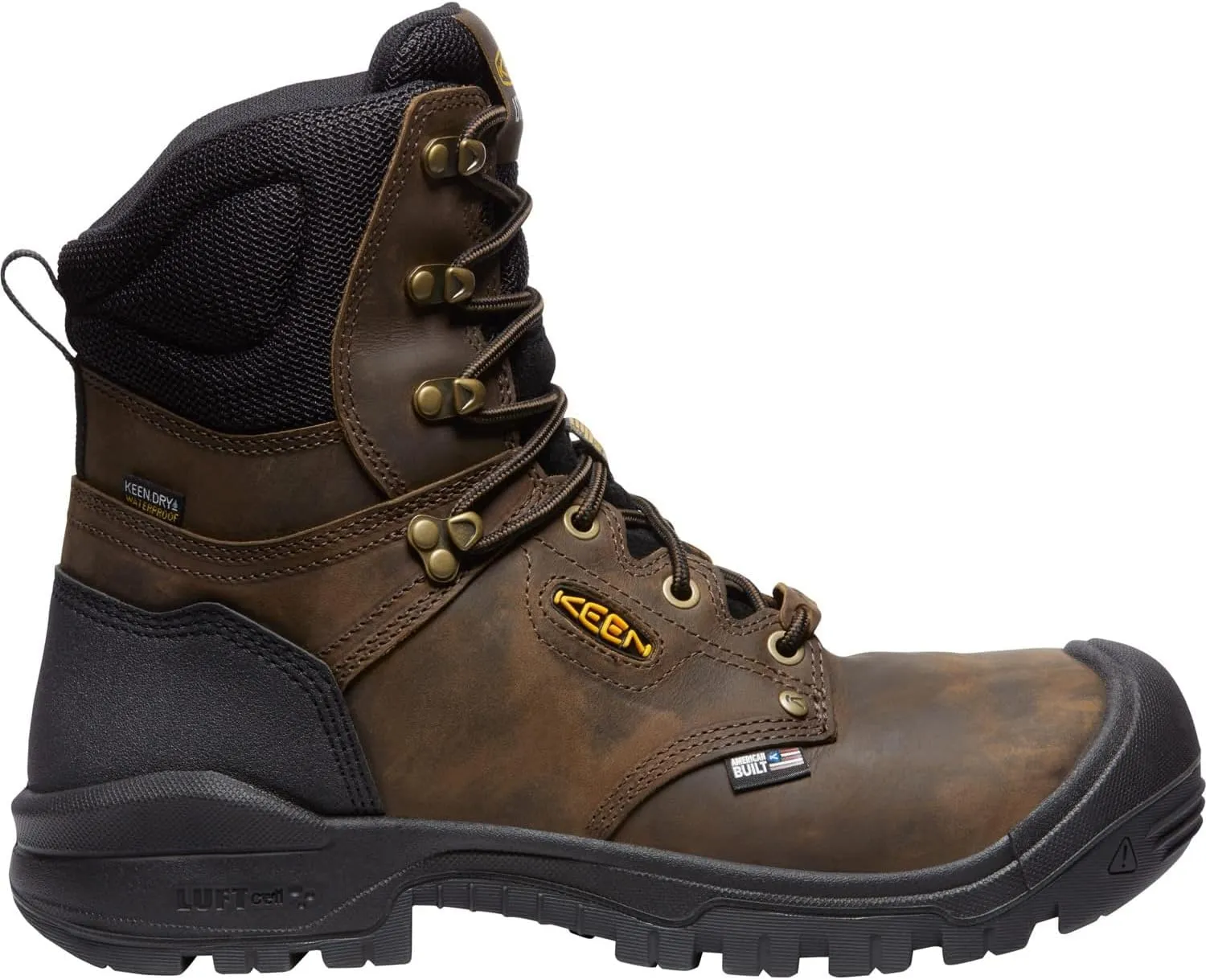 KEEN Utility Men's Independence 8" Leather Waterproof Composite Toe Work Boots